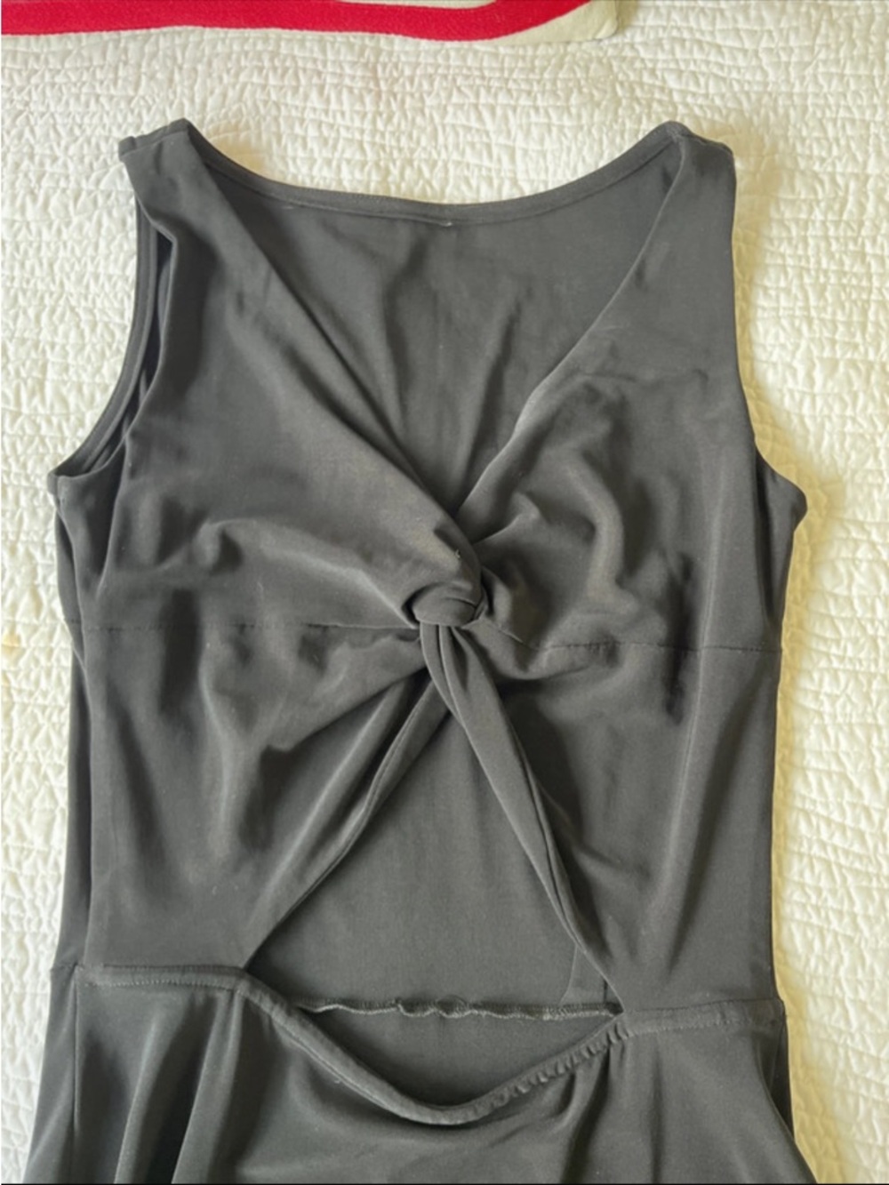 Vintage Classic Black Sleeveless A-Line Dress - Picture 4 of 5